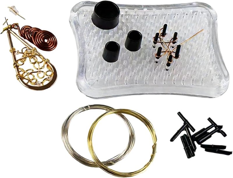 Multi Size Acrylic Wire Wrapping Jig For Jewelry Making Necklaces Earrings With Comfortable Grip - Image 1